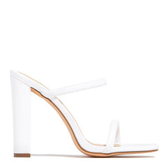 One Word Women's High Heels Plus Size Thick Heel Open Toe Pattern Sandals
